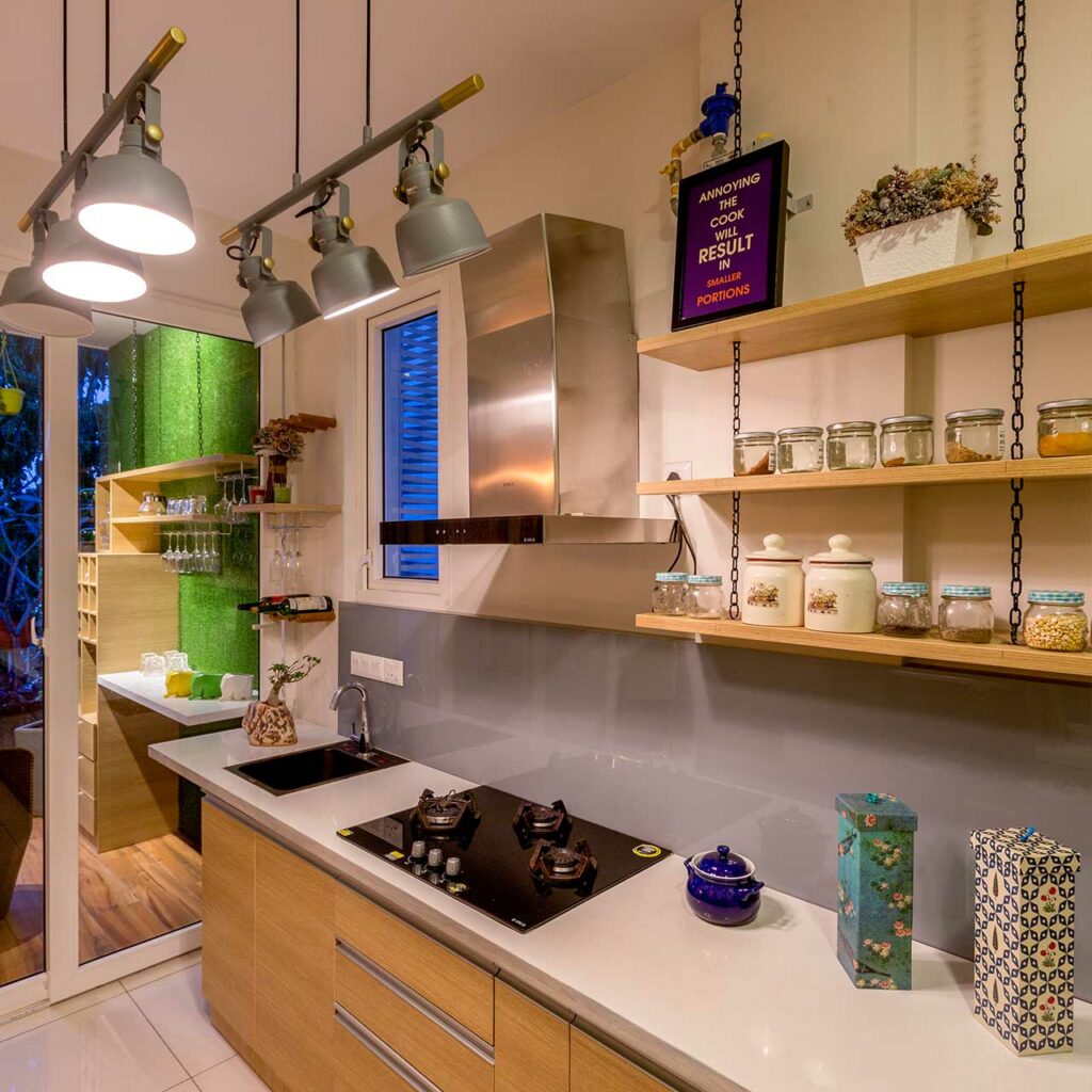 modular kitchen colour combination