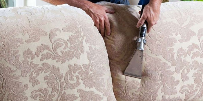 how to clean white fabric sofa at home