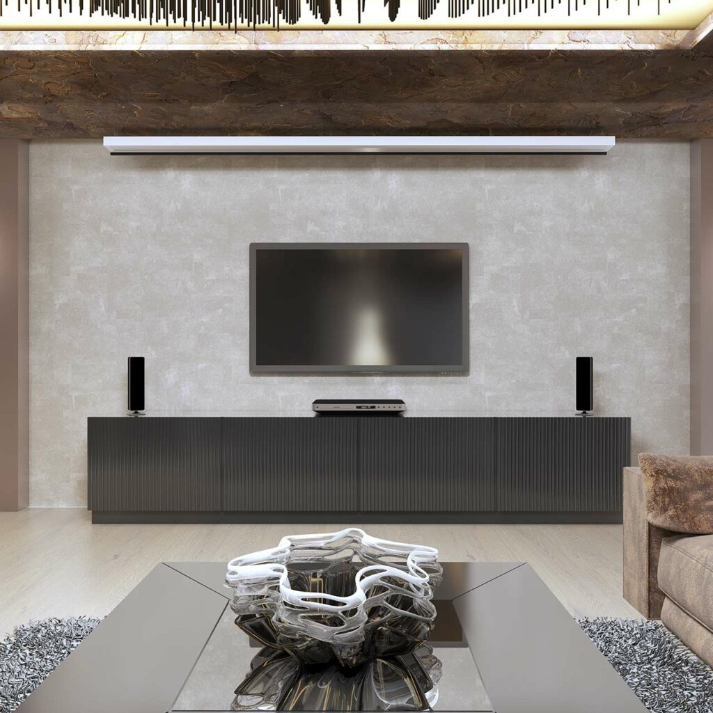 living hall tv panel design