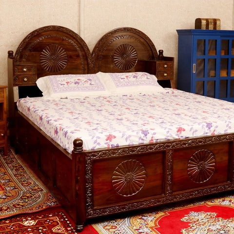 wooden bed designs catalogue
